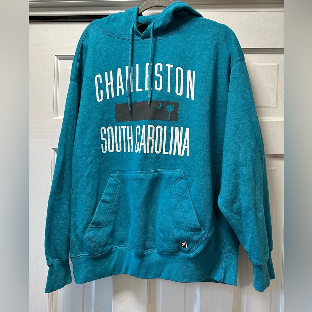 Teal Charleston South Carolina Hoodie